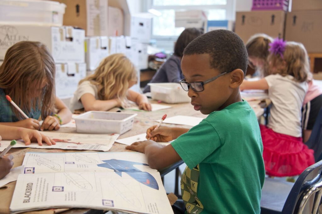 children in class